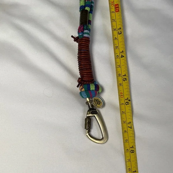 Colorful Woven Dog Collar with Charms - Picture 10 of 10